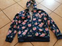 Blumen Sweatjacke, kuschelig gefüttert, Gr. 140 Bayern - Scheinfeld Vorschau