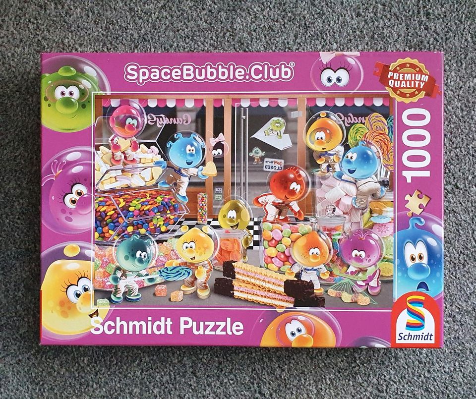 Schmidt Puzzle 1000 Teile Space Bubble Candy Store in Kiel