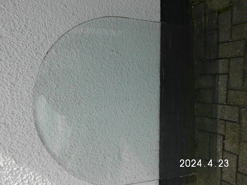 Kamin Glasbodenplatte Oval L=120cmx B=100cm in Harpstedt