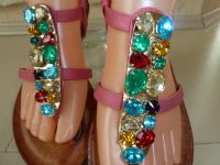 Süße Sandalen von Mia & Jo, pink-bunt, Strass, Gr. 37, NEU!! Eimsbüttel - Hamburg Niendorf Vorschau