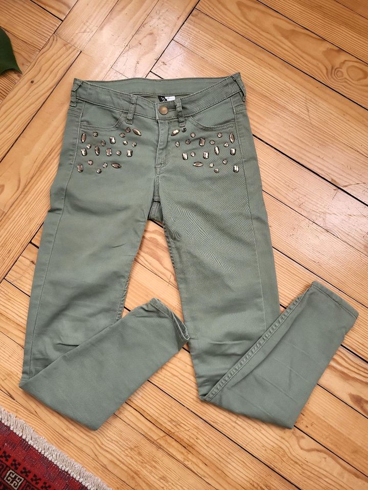 H&M Hose XS *Bling*military*Jeans* in Saarbrücken