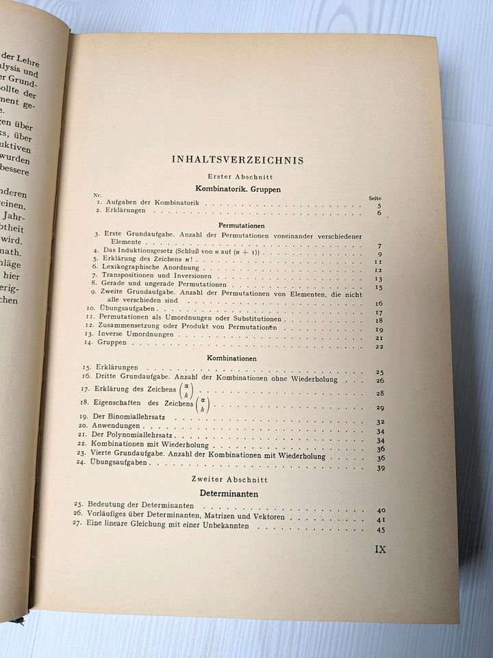 Alte Mathematik bücher ideal für Gymnasium & Studium Band 1-3 in Schmelz