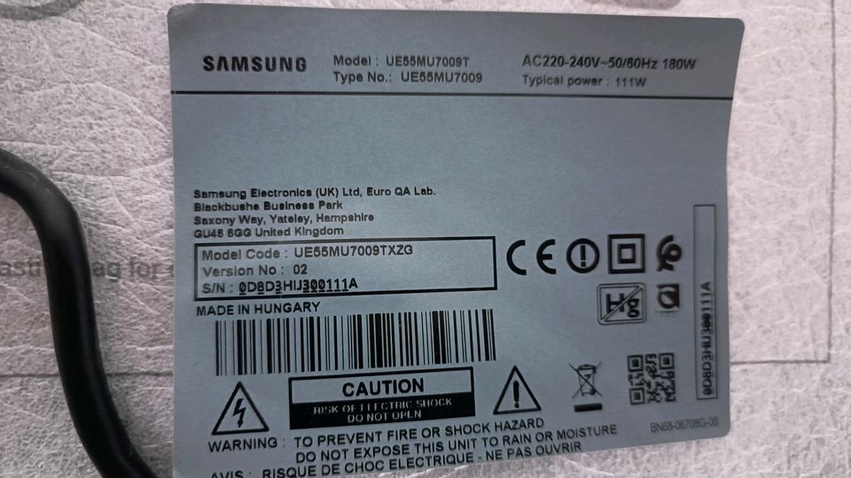 BN94-11960T Hauptplatine Mainboard Samsung UE55MU7009TXZG Fernseh in Ampfing