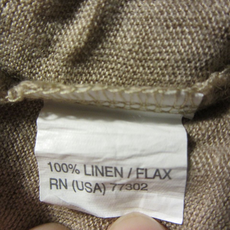 T-Shirt - Pullover - 100% Leinen - Flachs in Wiesent
