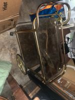 Servierwagen Teewagen shabby Vintage Gold Metall Nordrhein-Westfalen - Hilden Vorschau