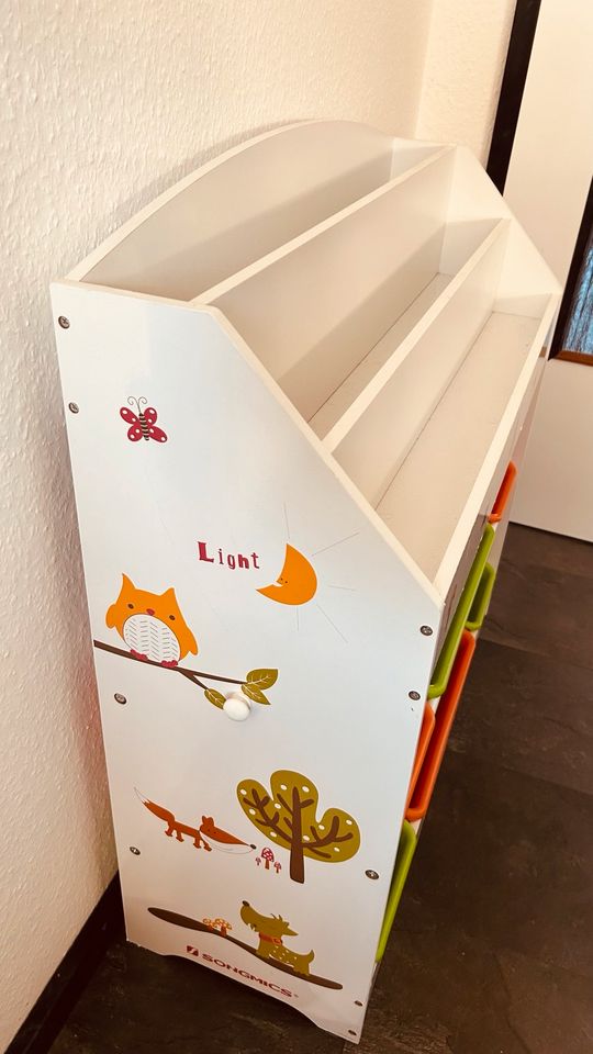 Bücherregal mit Aufbewahrungsboxen in Langenhagen