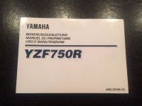 Yamaha YZF 750 RBedienungsanleitung Bayern - Rohr Mittelfr. Vorschau