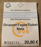 Gruppen-Tages-Ticket Netz für den VVS (im Großraum Stuttgart) Stuttgart - Stammheim Vorschau