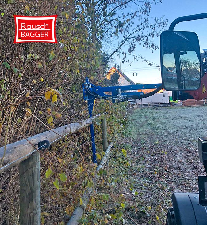 Slanetrac SA800 Heckenschere mit Konsolen für Weidemann Hoflader in Lindlar