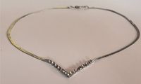 Modeschmuck Strasskette Halskette Silber Brandenburg - Treuenbrietzen Vorschau