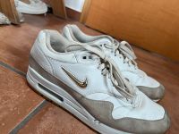 Nike Air Max 1 Jewel summit weiß mit goldenem swoosh Größe 42.5 Nordrhein-Westfalen - Düren Vorschau