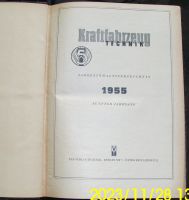 DDR-Zeitschrift "Kraftfahrzeugtechnik" 5. Jahrgang 1955! als Buch Rheinland-Pfalz - Rennerod Vorschau