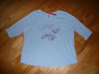 3/4-Arm Shirt ~ SHEEGO ~ Gr. 52/54 ~ hellblau ~ Blumen ~ NEU! Hessen - Schaafheim Vorschau