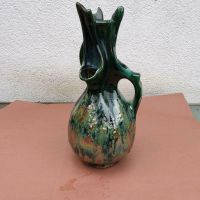 schöne Henkelvase aus Keramik, Laufglasur grünlich, Bodenvase Duisburg - Rheinhausen Vorschau