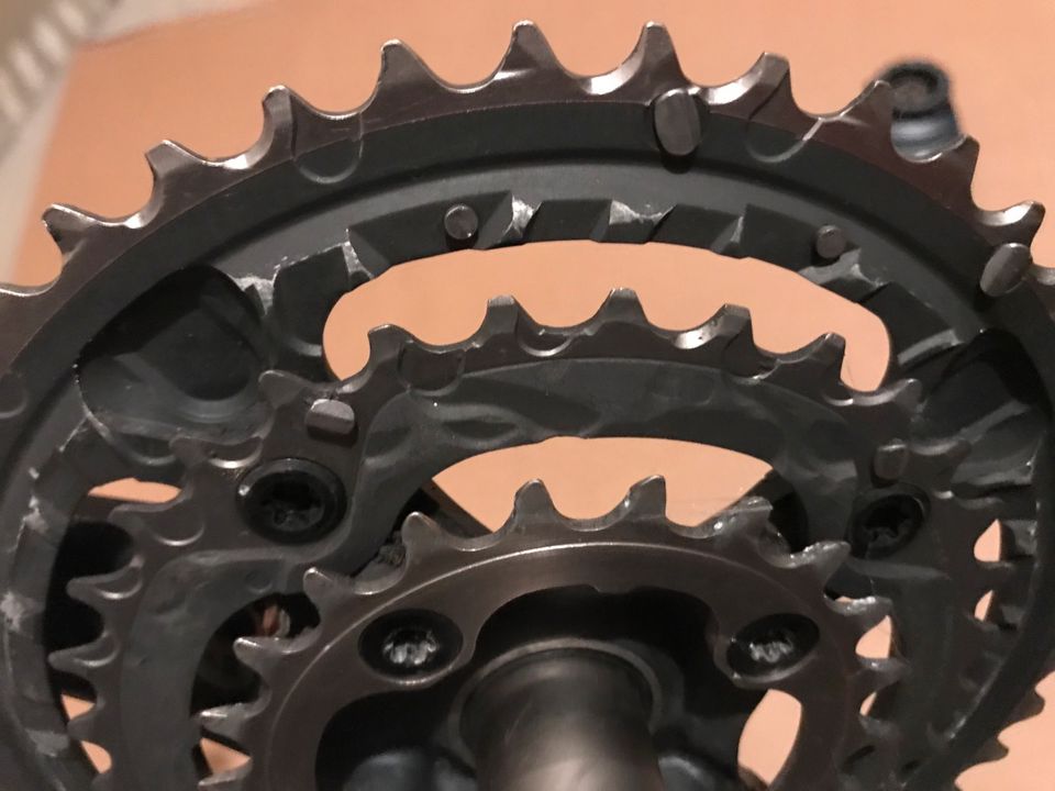 Shimano XTR 970 Kurbel 175 Kurbelarmlänge 44-32-22 Zähne in Bremen