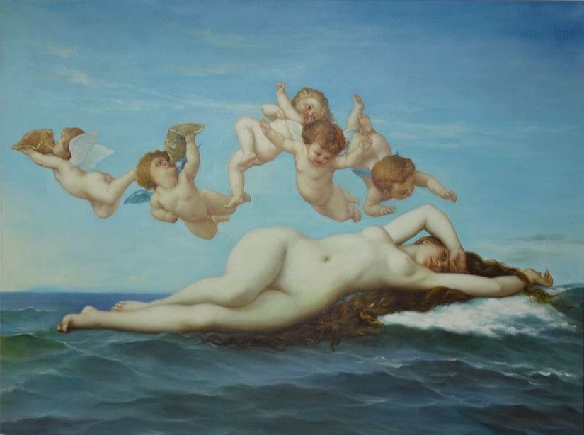 Gemälde "Die Geburt der Venus", nach A. Cabanel, 120cm x 90cm in Ibbenbüren