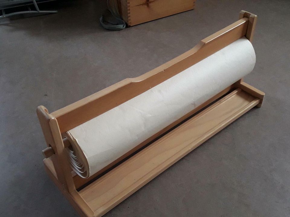 IKEA Mala Papierrollenhalter Holz mit Papierrolle in Achern