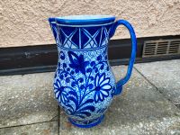 Vase Bodenvase Krug mit Henkel blau weiß München - Untergiesing-Harlaching Vorschau