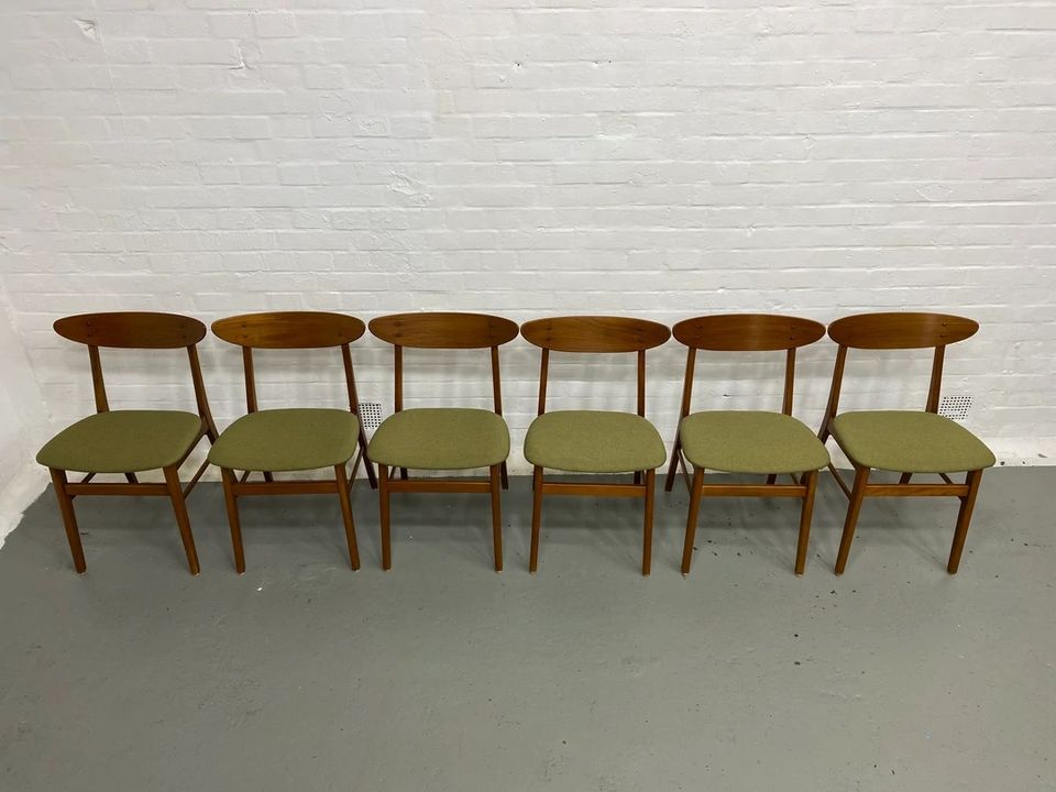 ◤ Esszimmerstühle Farstrup Modell 210 Teak Stühle chair mid Century danish Design Retro Vintage Teakholz Dänemark 60er in Berlin