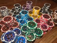 Hochwertige Pokerchips mit Metallkern Baden-Württemberg - Herbrechtingen Vorschau