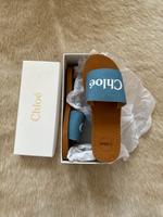 Chloe Sommer Sandalen Jeans Stoff Sommerschuhe Pantoletten Nordrhein-Westfalen - Mönchengladbach Vorschau