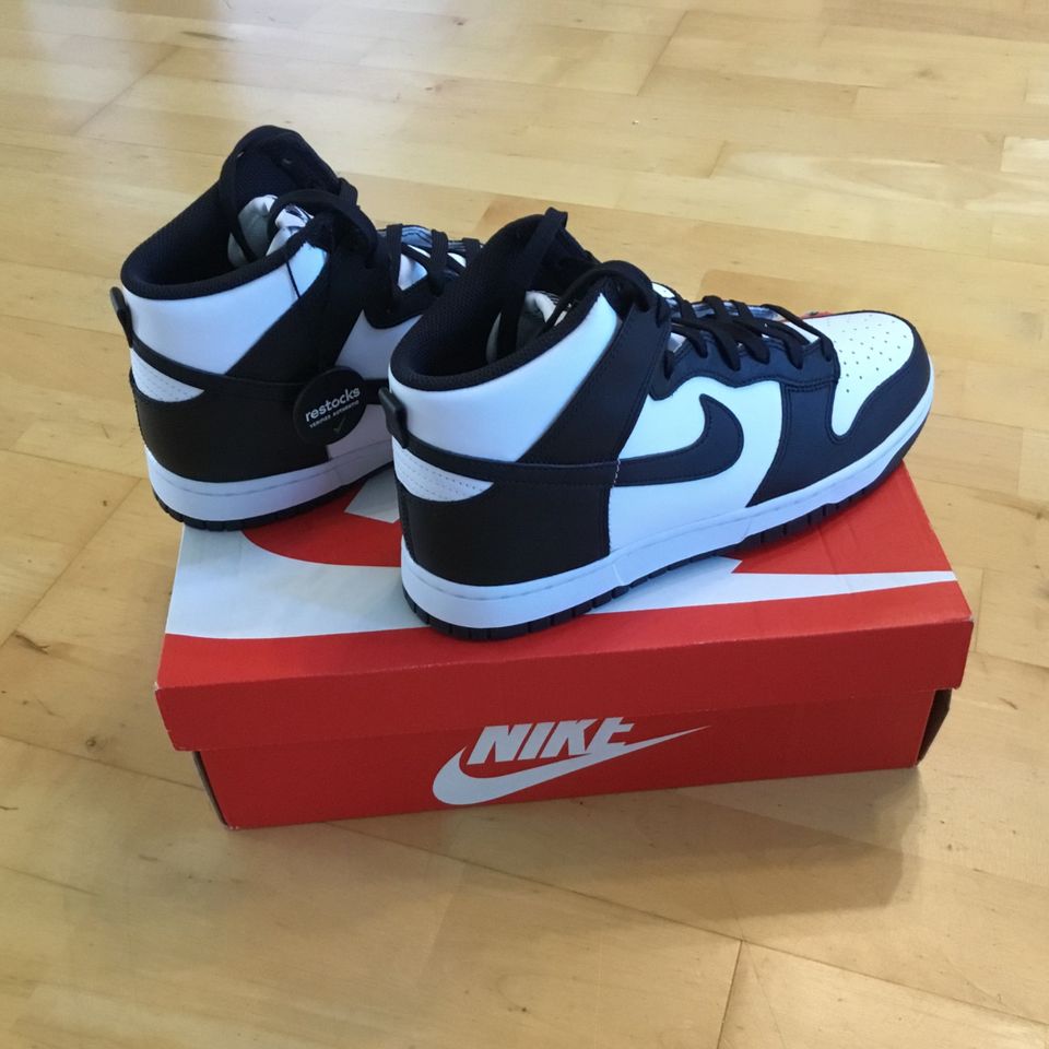 Nike Dunk High Retro Black White Herren Gr. 44, NEU ! in Weeze