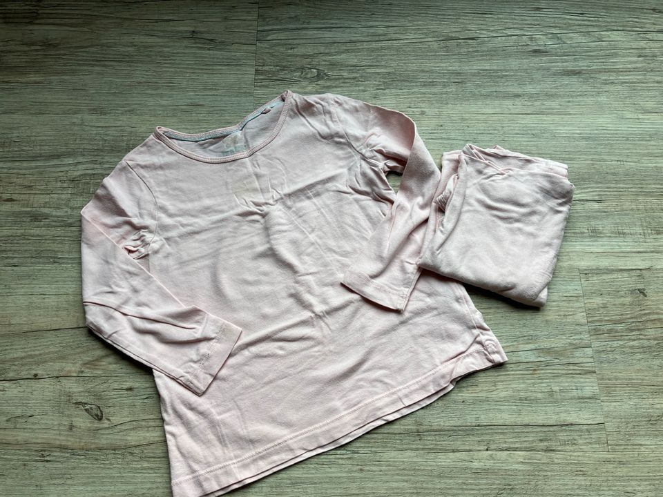 Shirt Zwillinge 98/104 rosa langarm in Kindelbrück