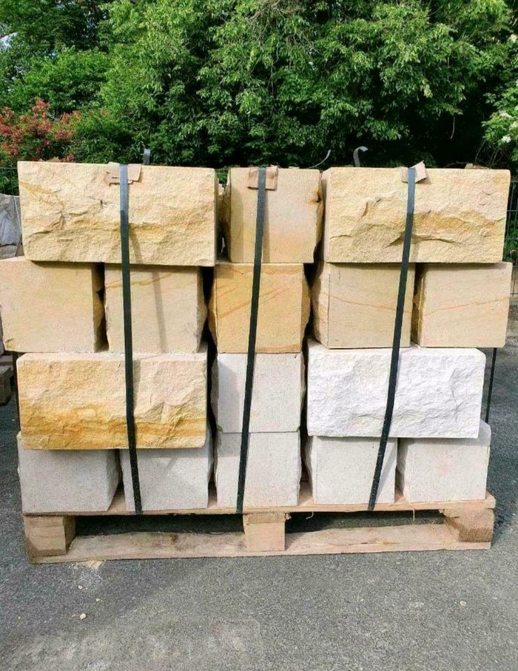 Sandsteine, Mauersteine, Sandsteinquader,60×30×30cm in Bayern