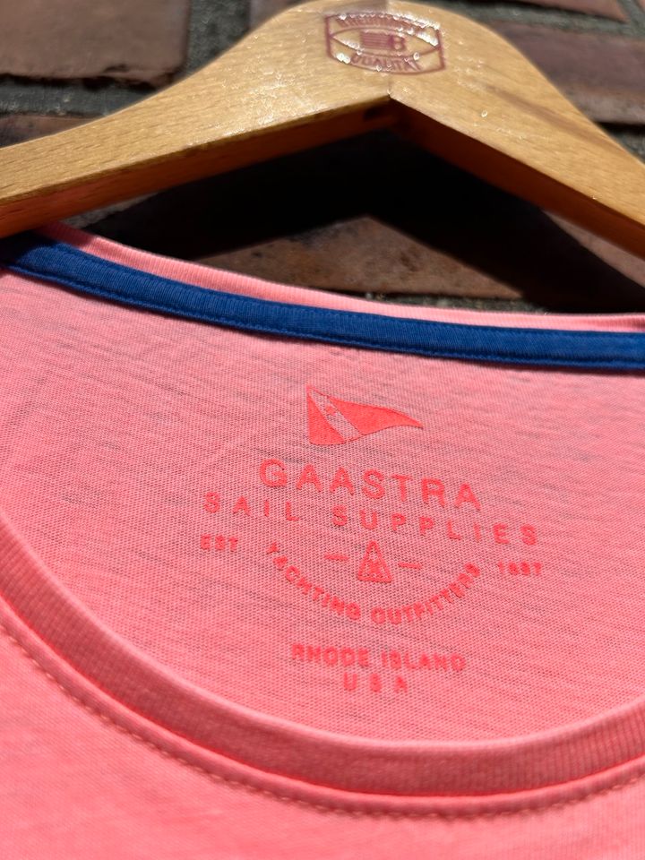 Gaastra T-Shirt in neon-pink mit Aufdruck in Hamburg