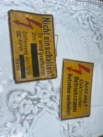 2 originale DDR-Blechschilder Thüringen - Rastenberg Vorschau