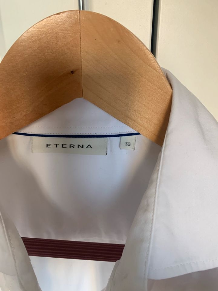Weiße klassische Bluse von Eterna in Karlsruhe