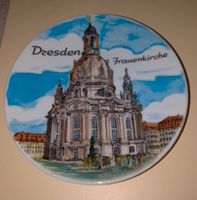 Porzellan Wandteller Dresden Frauenkirche " Kleiber Porzellan " Berlin - Tempelhof Vorschau
