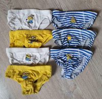 Set 9 Slips Unterhosen Minions Größe 92 H&M gelb weiß blau Niedersachsen - Westoverledingen Vorschau