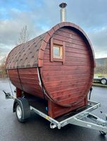 Mobile Sauna nach maß, Fasssauna auf Anhänger Nordrhein-Westfalen - Lippstadt Vorschau