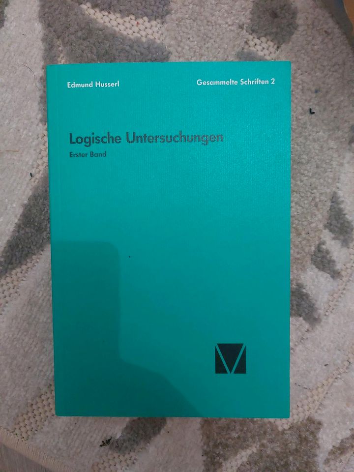 Edmund Husserl-Logische Untersuchungen Erster Band in Lappersdorf