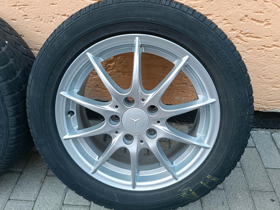 Winter Kompletträder mit original Mercedes Alufelgen- 205/55 R 16 in Fürth