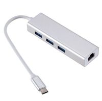 USB C auf 3 x USB 3.0 und RJ45 Ethernet LAN Adapter Hub Kabel Mac Nordrhein-Westfalen - Gronau (Westfalen) Vorschau