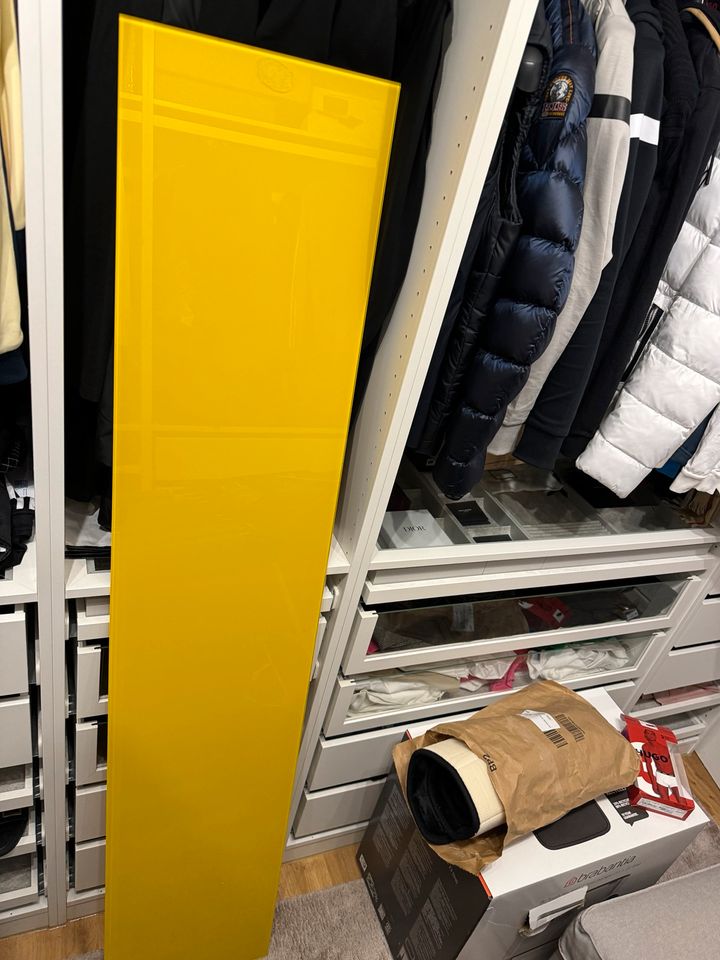 Ikea  Eket Glasplatten lackiert gelb 2x in Gelsenkirchen