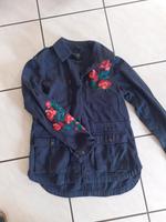 Blaue Jacke Rosen Stickerei  Gr. 34 S Xs damen Übergangsjacke Saarland - Merchweiler Vorschau