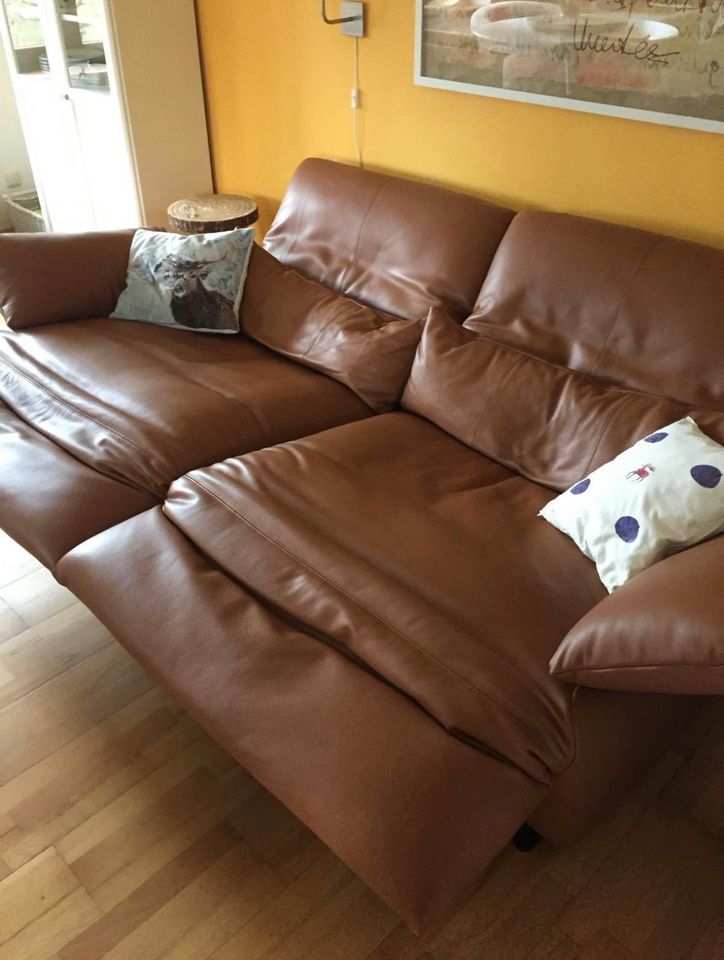 Ledersofa von Koinor Modell Easy Farbe Cognac in Garching b München