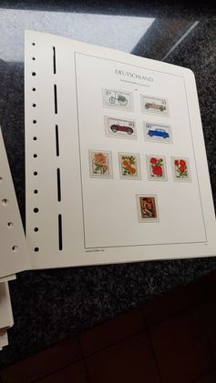 Briefmarken BRD 1958-1982 Komplett Sammlung vordruckblätter in Osterburken