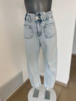 Jeans hell von Zara mit Paperbag Bund Gr. 32 Bayern - Pfaffenhofen a.d. Ilm Vorschau