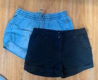 H&M Damen Shorts Gr. 38 schwarz / blau Jeans Baden-Württemberg - Wallhausen Vorschau