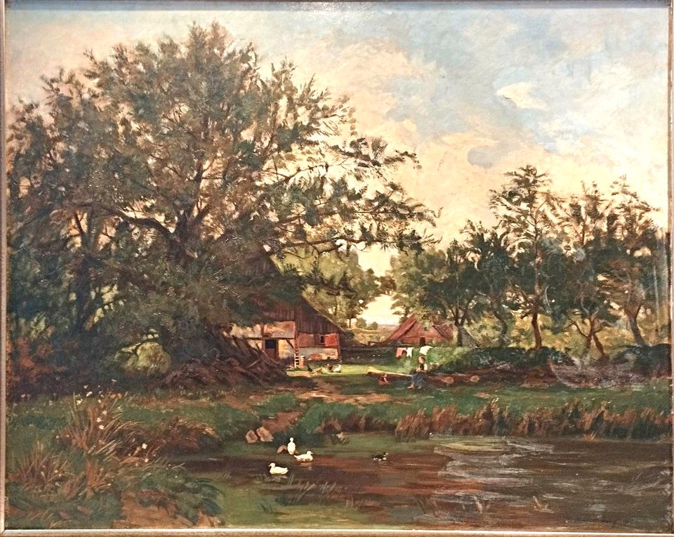 Öl -Gemälde von Walter Berg 1946.        Ölbild/Bild in Gelsenkirchen