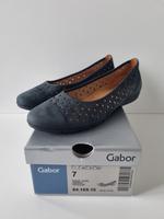 Gabor Damen Ballerinas Gr.7 blau Kubik Hessen - Dillenburg Vorschau