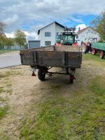 Landwirtschaftlicher Anhänger abzugeben (kein Kipper) Bayern - Eitensheim Vorschau