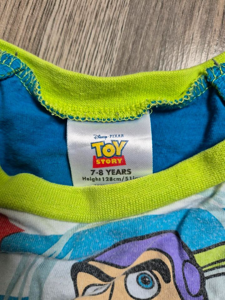 Toy Story Pyjama Hose Gr 128 Schlafanzug Disney Woody Buzz in Wartenberg