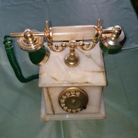Vintage/ Retro /Mamor/Onyx Telefon mit Wählscheibe Nordrhein-Westfalen - Ennepetal Vorschau