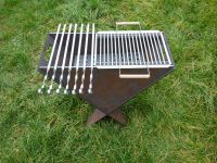 Schaschlik Grill, Feuerkorb aus 6mm Stahl Hessen - Fulda Vorschau