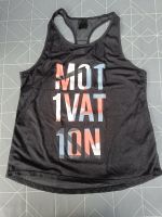 Sportshirt Tanktop "Motivation" mit transparentem Rückenteil Bayern - Ingolstadt Vorschau